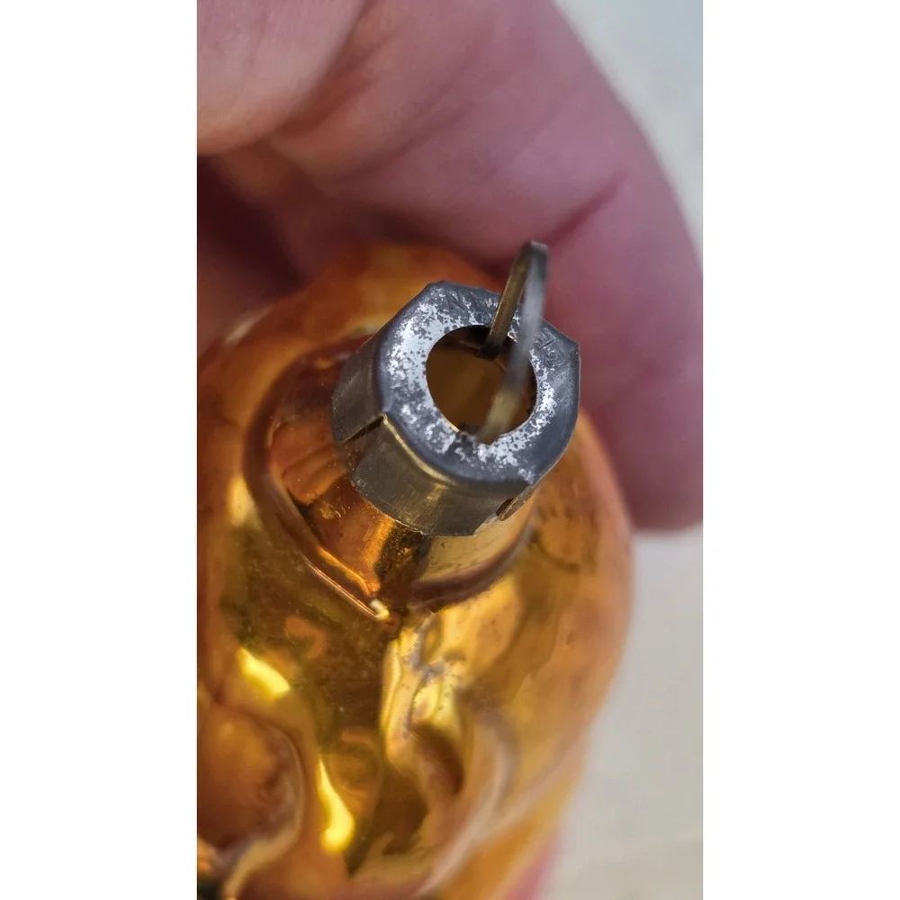 Vintage Antique Blown Glass PUPPY DOG Figurine‎ Christmas Ornament West Germany